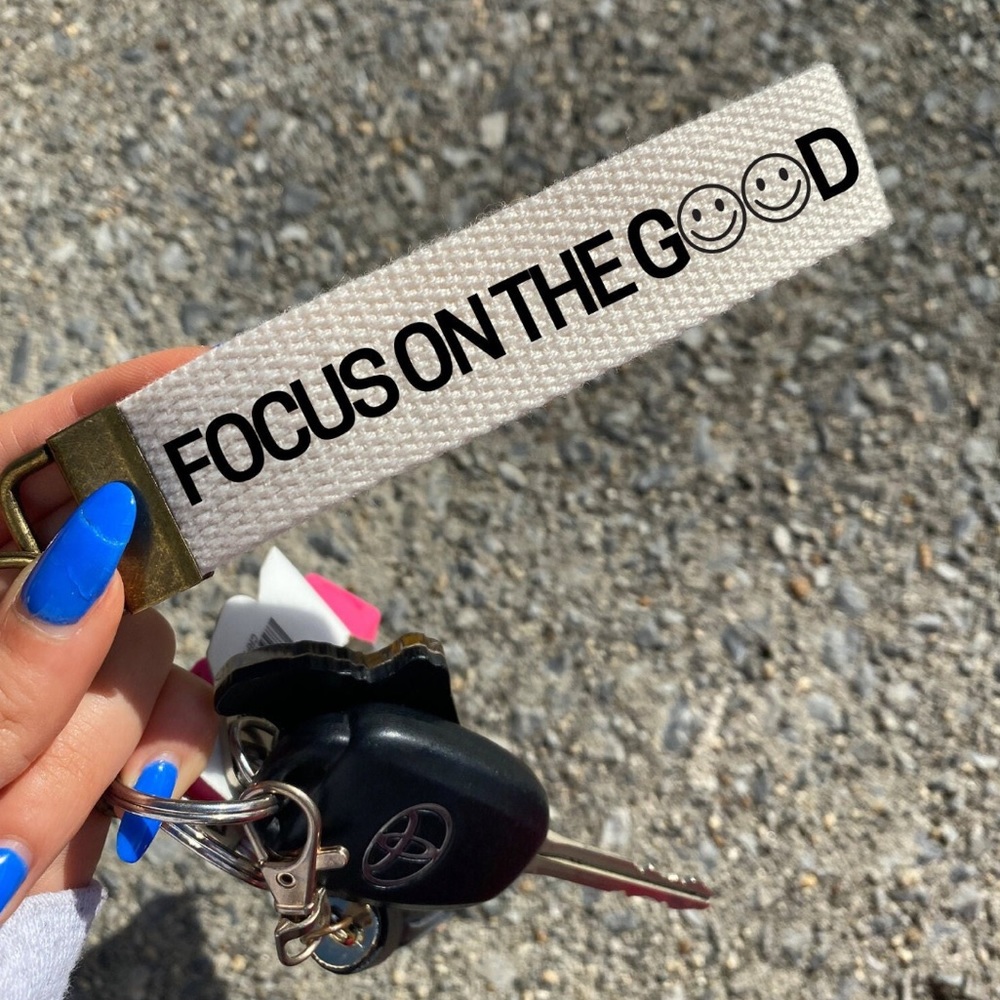 Custom Handmade Keychain in Natural or Black | Personalized | Handmade Christian